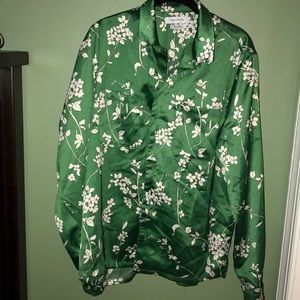 Men’s silk long sleeve shirt